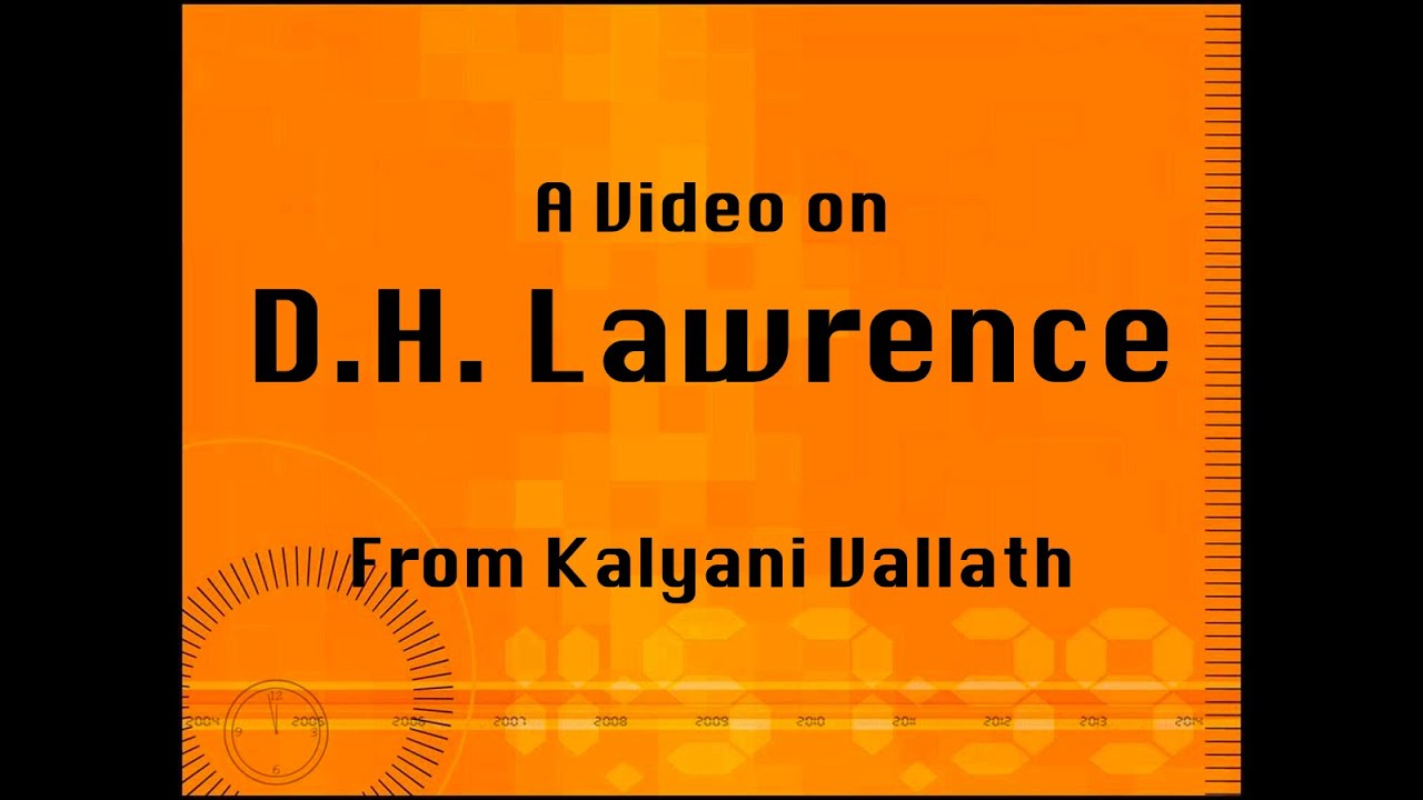 D H  Lawrence