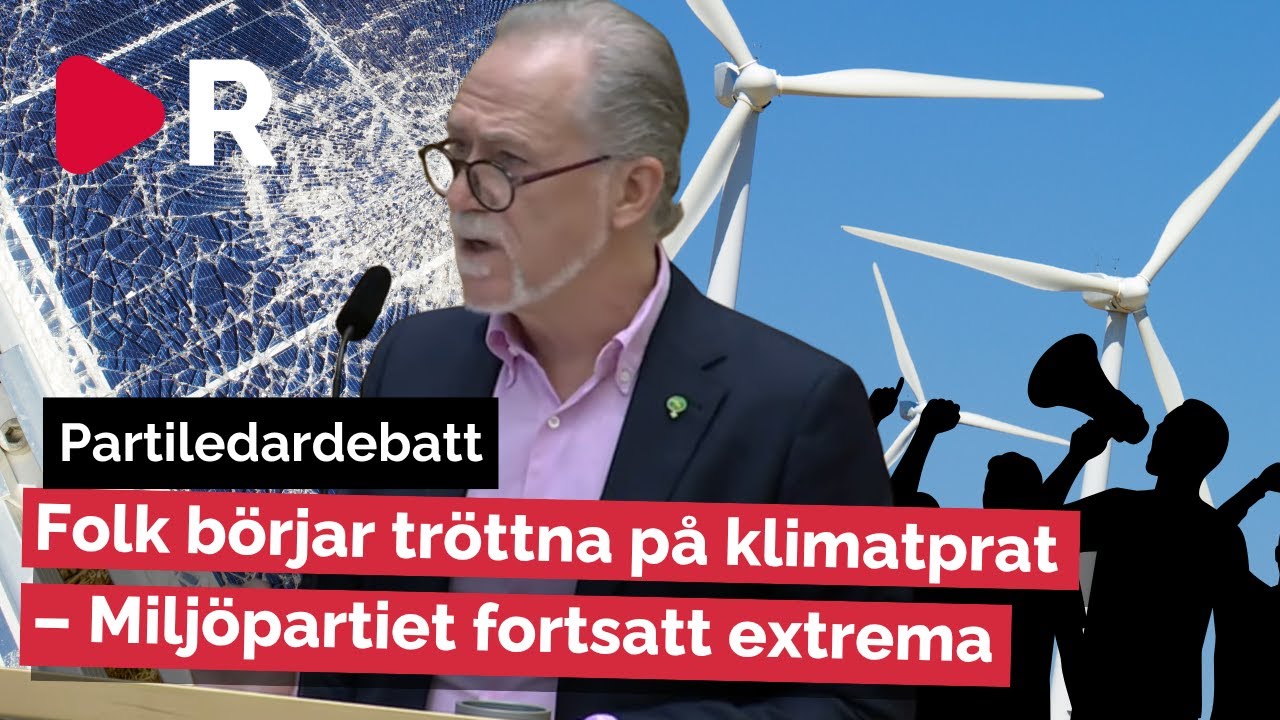 Klimatextremismen f&ouml;rlorar &ndash; men Milj&ouml;partiet forts&auml;tter &auml;nd&aring;