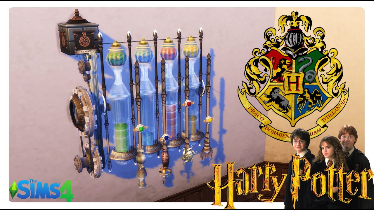 Hogwarts House Points Counter | noCC!😱 | Building Hogwarts Series | Sims 4 Speed Build