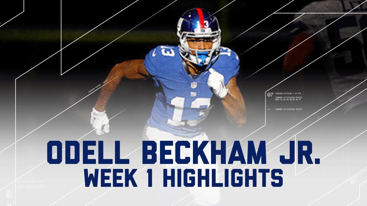 Odell Beckham Jr. Highlights | Giants vs. Cowboys | NFL Week 1 Player Highlights
