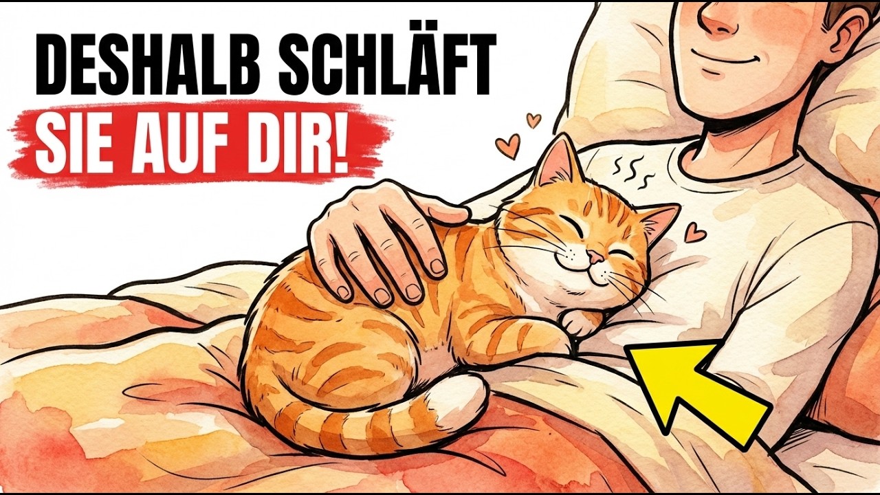 Warum deine Katze nachts auf dir schläft – die Wahrheit