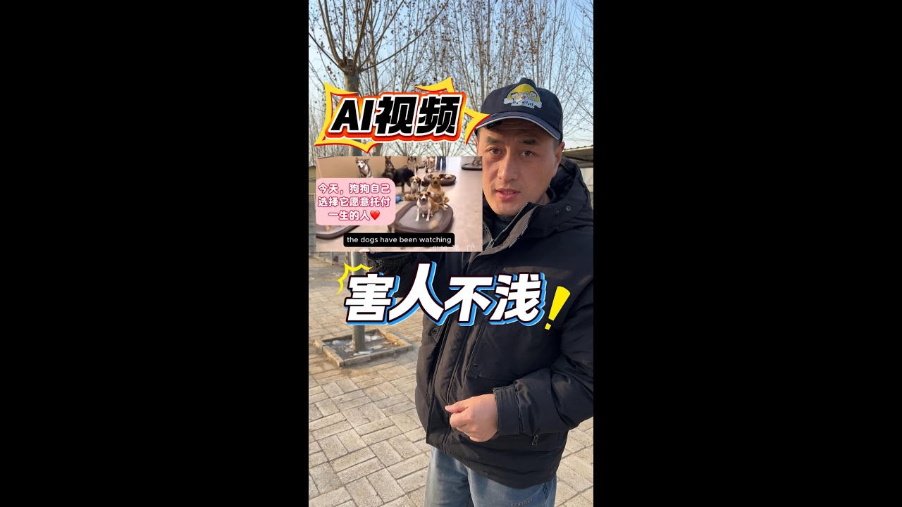 “流浪狗选主人”AI视频到底是好还是坏？\Is AI video good or bad for choosing owners for stray dogs?