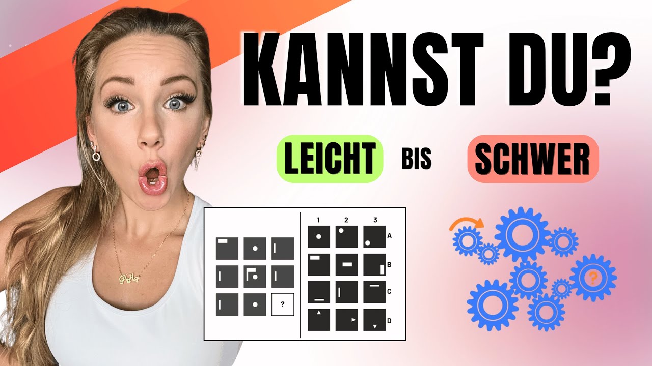 😳 SCHAFFST du diese kniffligen Einstellungstest Fragen? Matrizen, Sprachanalogien, Zahlenreihen..