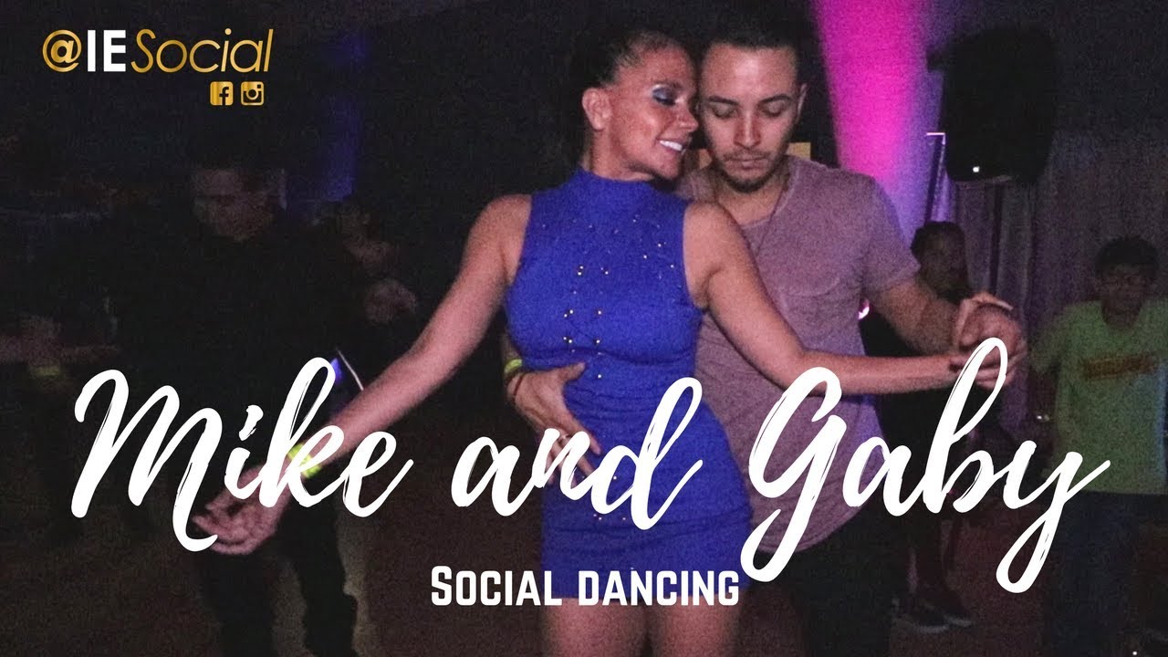 Mike Zuniga and Gaby Equiz Social Dancing @IESocial Nocturnal Bachata Room
