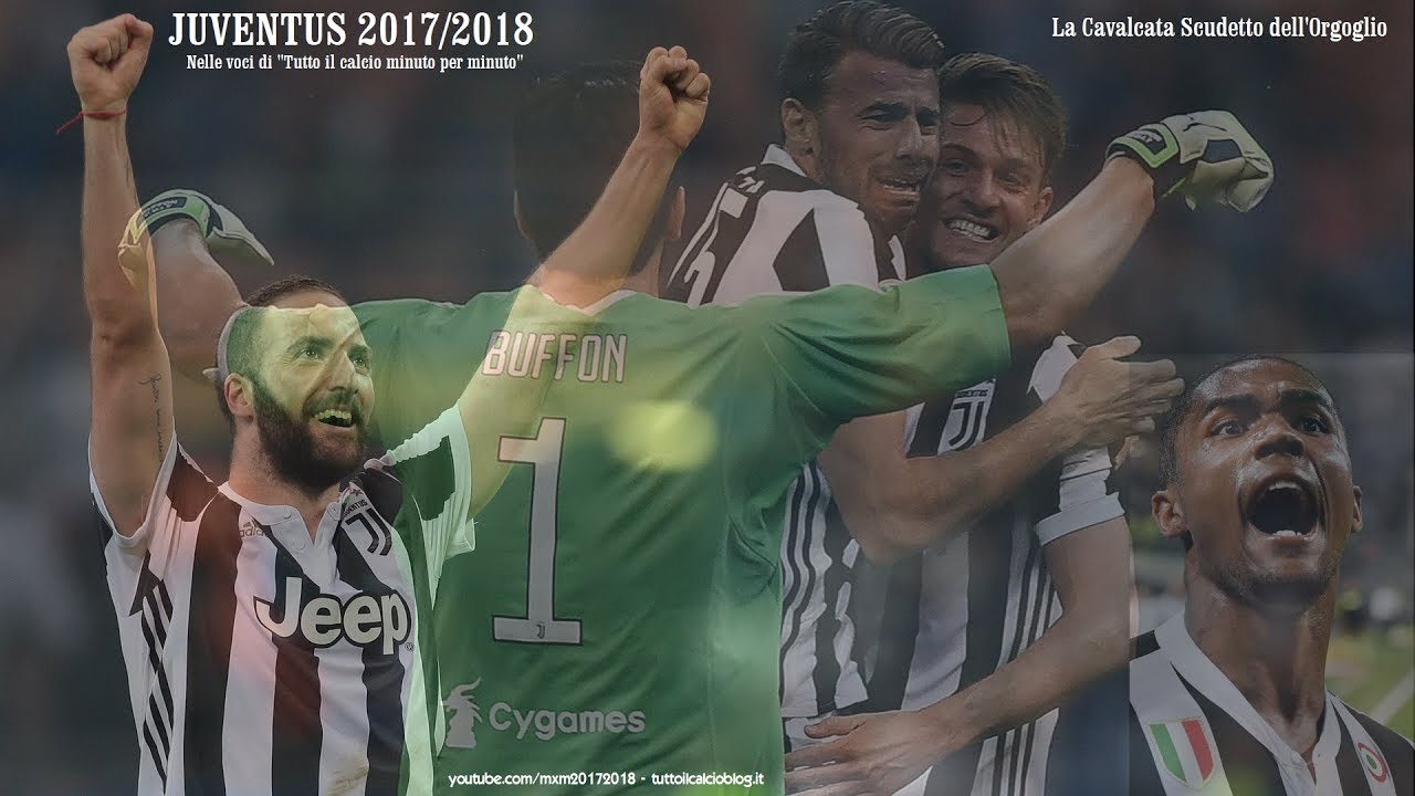 JUVENTUS CAMPIONE D'ITALIA 2017/2018 - La Cavalcata Scudetto dell'Orgoglio (Con le voci della Radio)