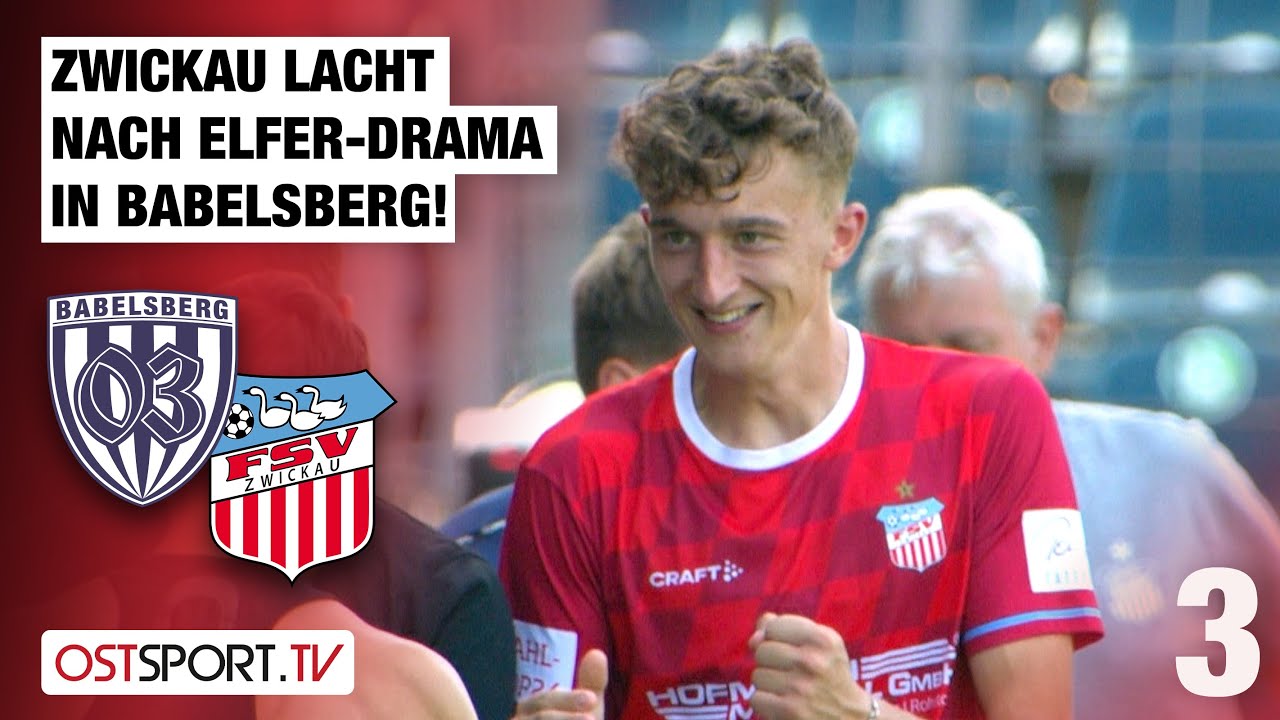 Zwickau lacht nach Elfer-Drama: Babelsberg 03 - FSV Zwickau | Regionalliga Nordost