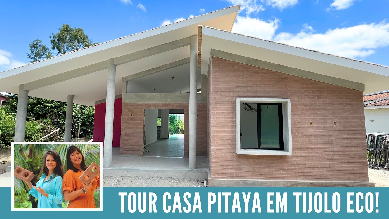 TOUR CASA PITAYA EM TIJOLO ECOLÓGICO E SUSTENTÁVEL!