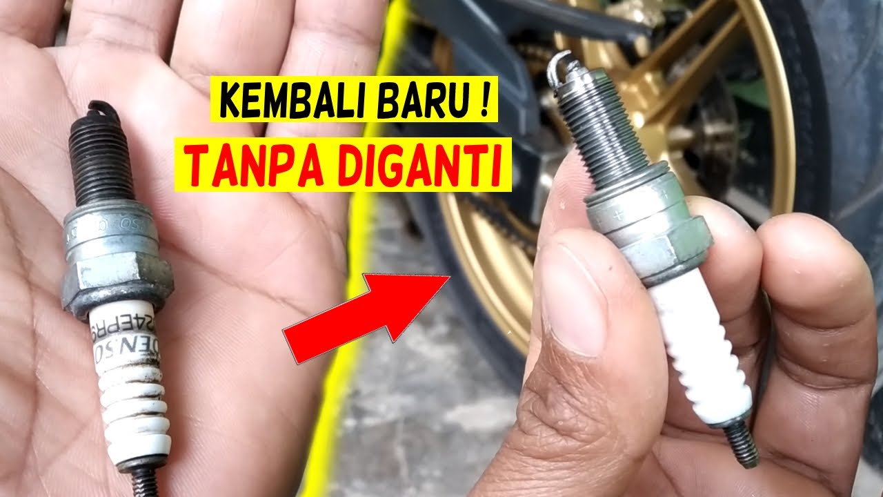 Cara Bersihkan BUSI MOTOR dengan CEPAT !
