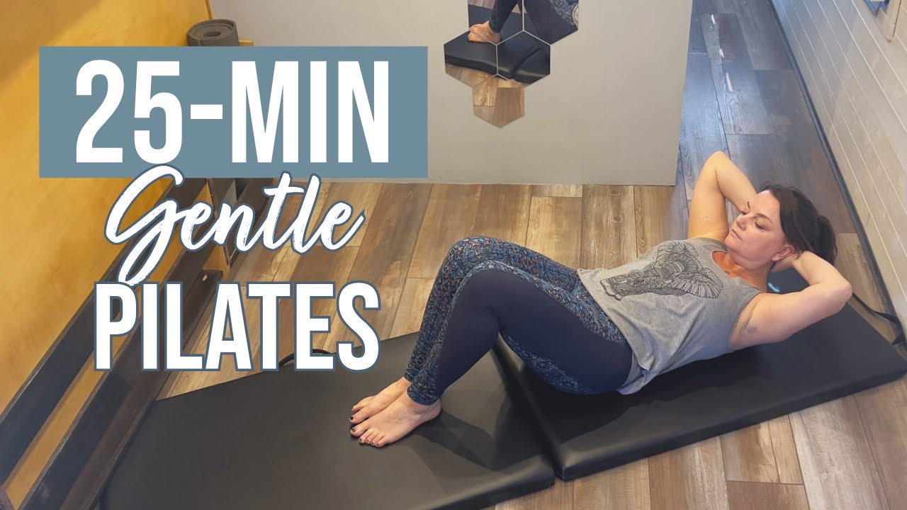 25 MIN GENTLE MATWORK // Beginner or Senior At-Home Pilates Workout