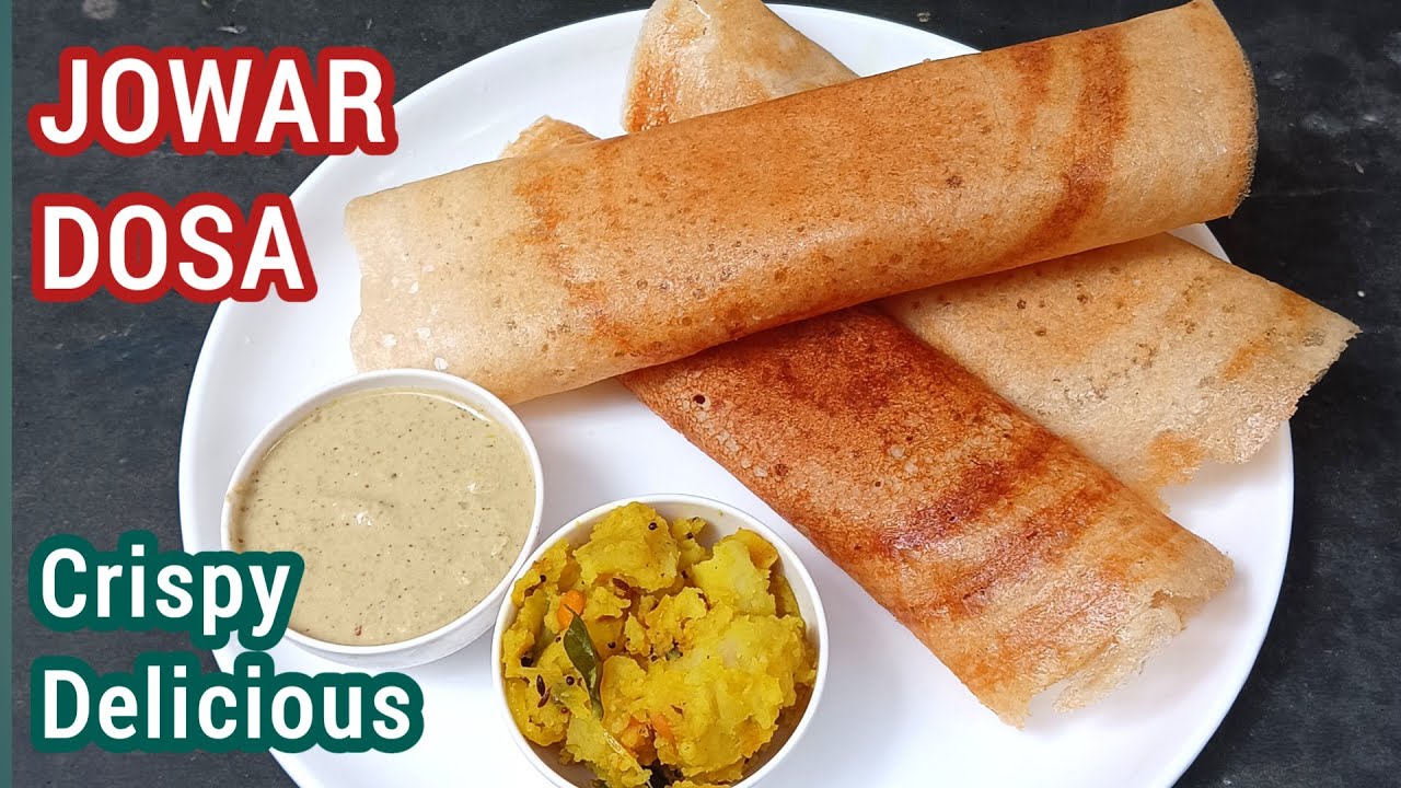 Healthy Jowar Dosa Recipe | Crispy Jolada Hittina Dose | Jonna Dosa Recipe | Millet Dosa Recipe