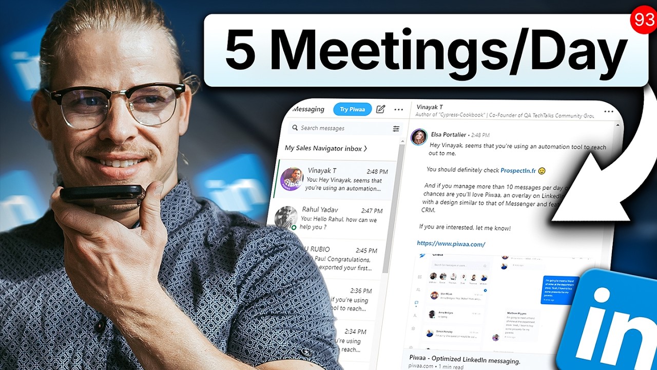 I've send 25 Linkedin DM's Every Day for a Year: Here's what actually works