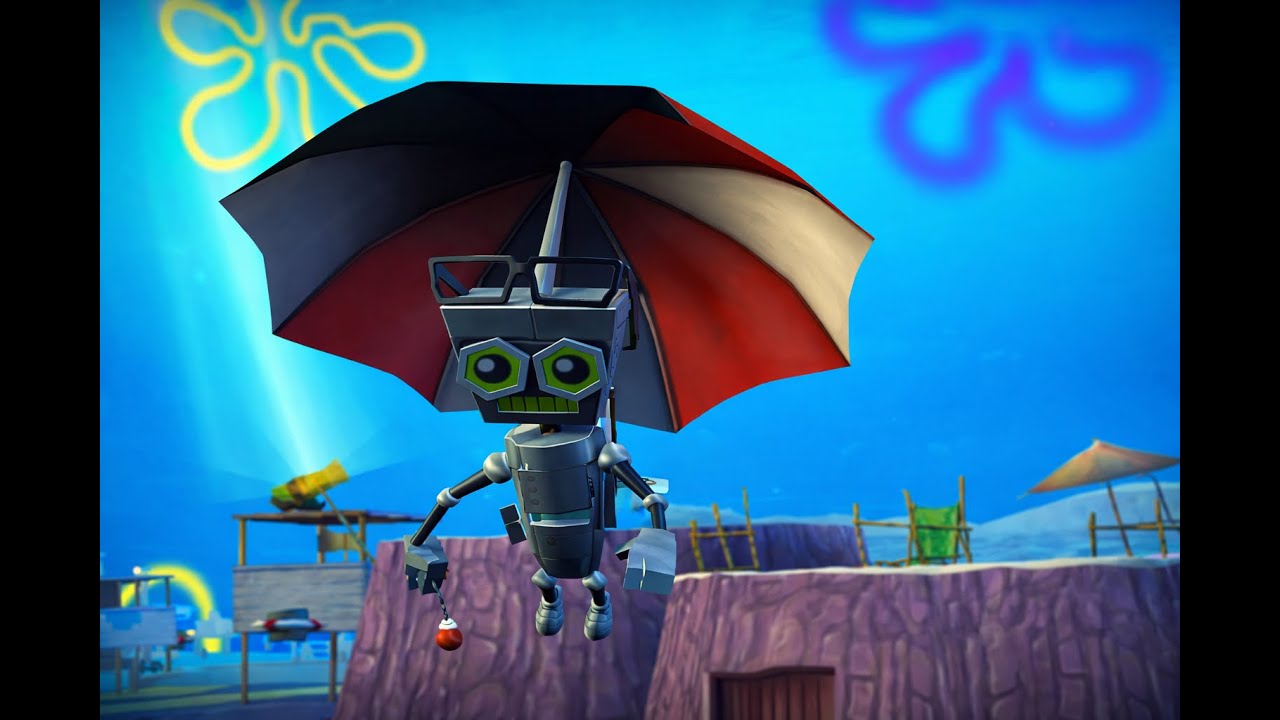 BOB ESPONJA UN DIA EN LA PLAYA PORQUE NO JJSJSS