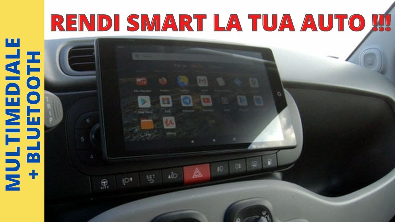 Come rendere SMART la tua auto. Installazione cavo aux Fiat Panda + ECHO AUTO Amazon Alexa