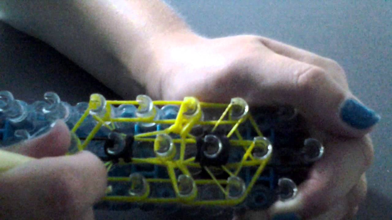 tuto smiley rainbow loom