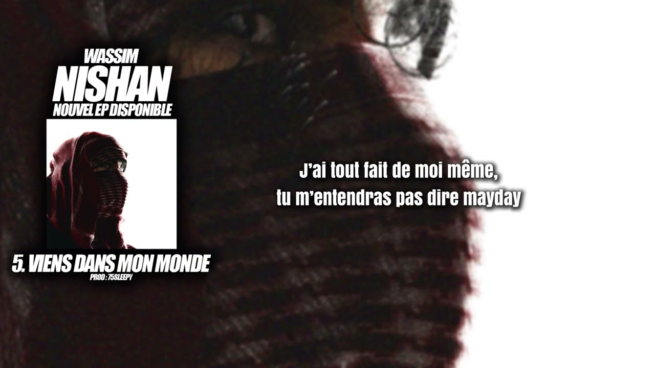 Wassim - VIENS DANS MON MONDE (Lyric Visualizer)