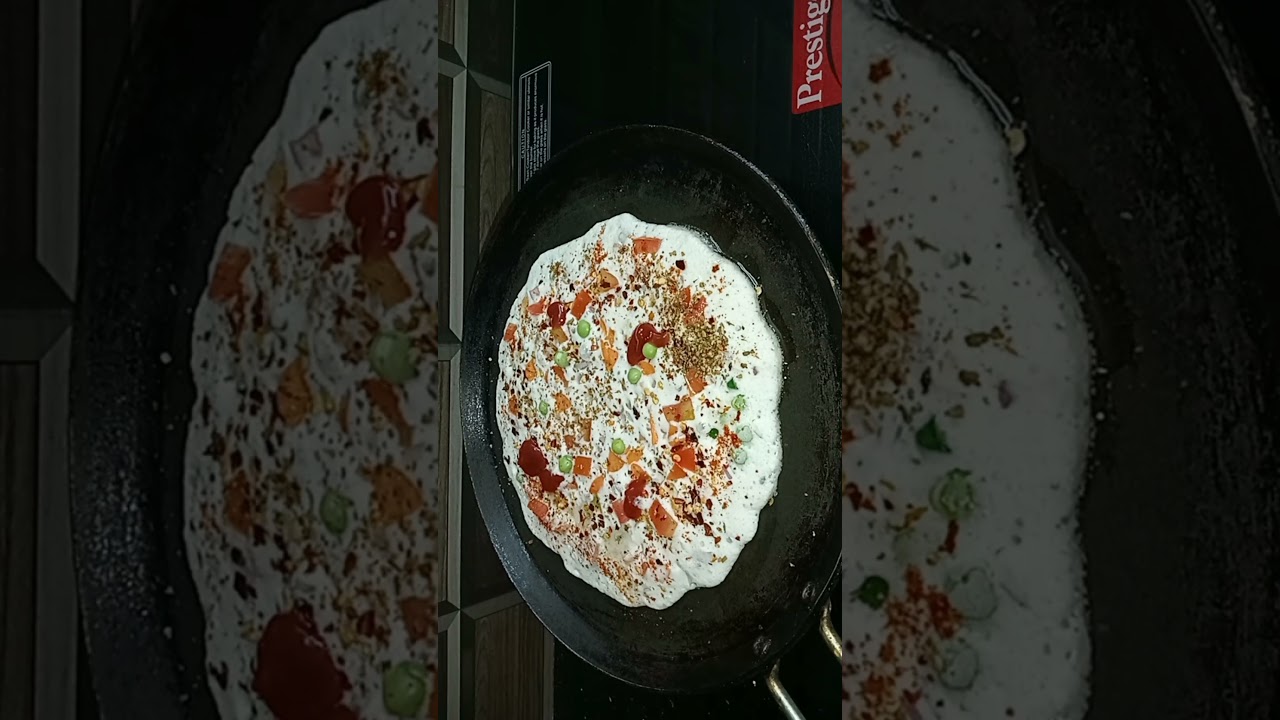 Uttapam #shorts |How to make mix veg Uttapam recipe| Dosa Recipes#shortsviral #ytshortvideos