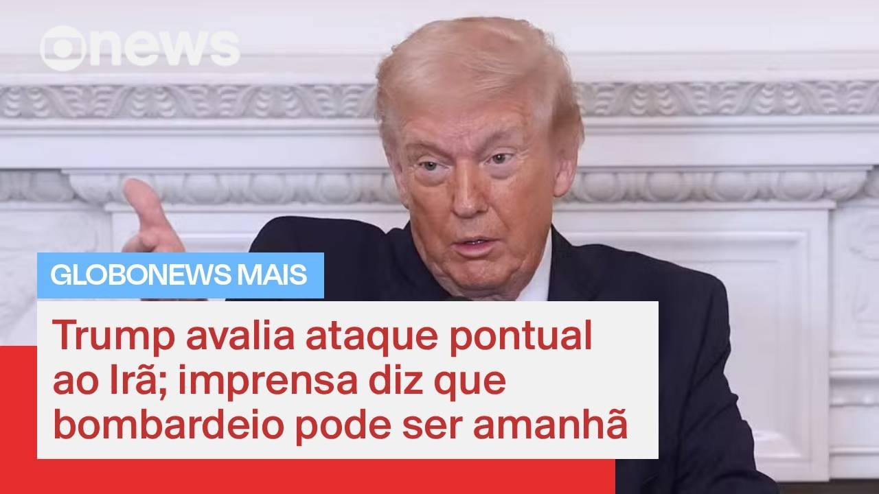 Donald Trump avalia ataque pontual contra o Irã | GloboNews Mais