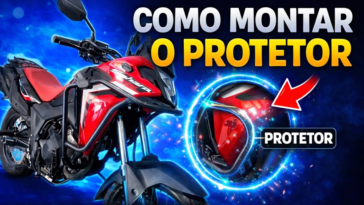 COMO INSTALAR  OS PROTETOR DE CARENAGENS, DA SAHARA  300  