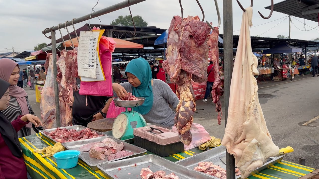 Malaysia Morning Market Tour | Pasar Minggu Kamunting, Perak #streetfood #food