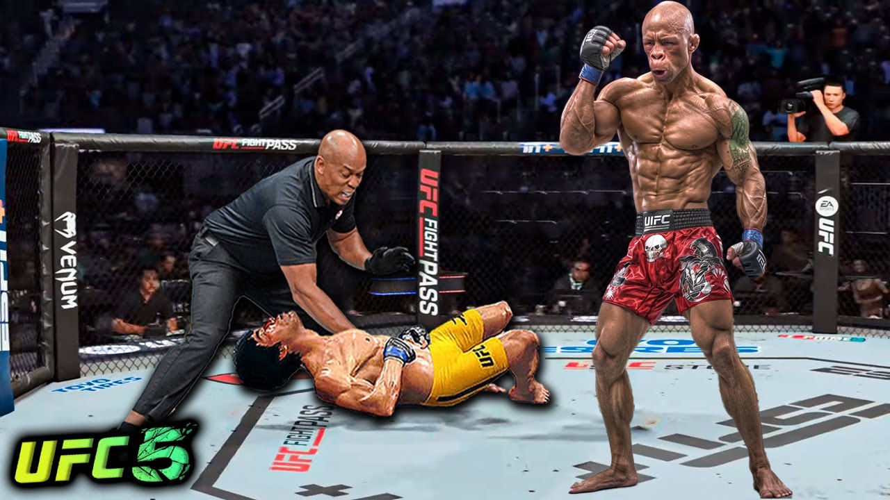 Брюс Ли против Человека-макаки (EA Sports UFC 5)