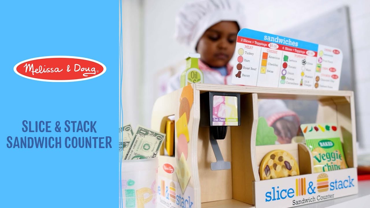 Melissa & Doug Slice & Stack Sandwich Counter