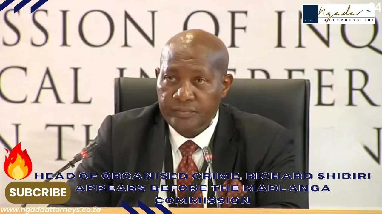Head of Organised Crime, Richard Shibiri Appears before the Madlanga Commission Day 3
