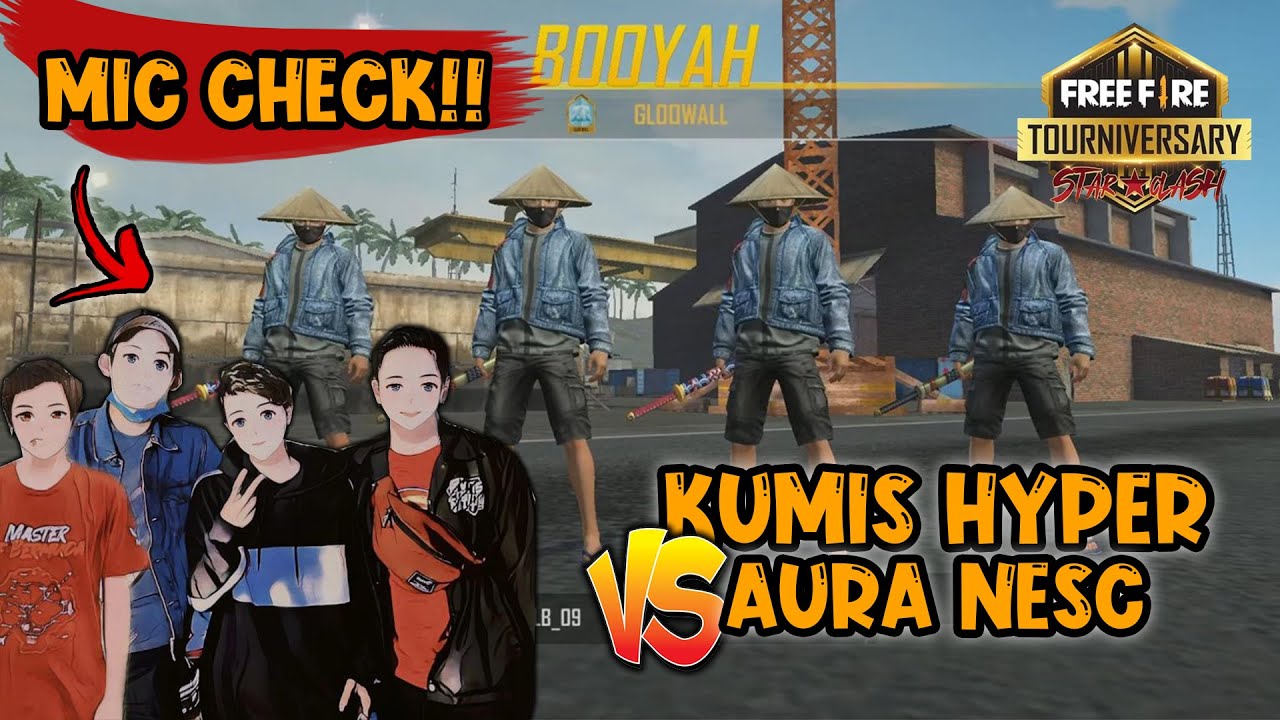 MIC CHECK KETEGANGAN KUMIS HYPER Vs AURA NESC!!