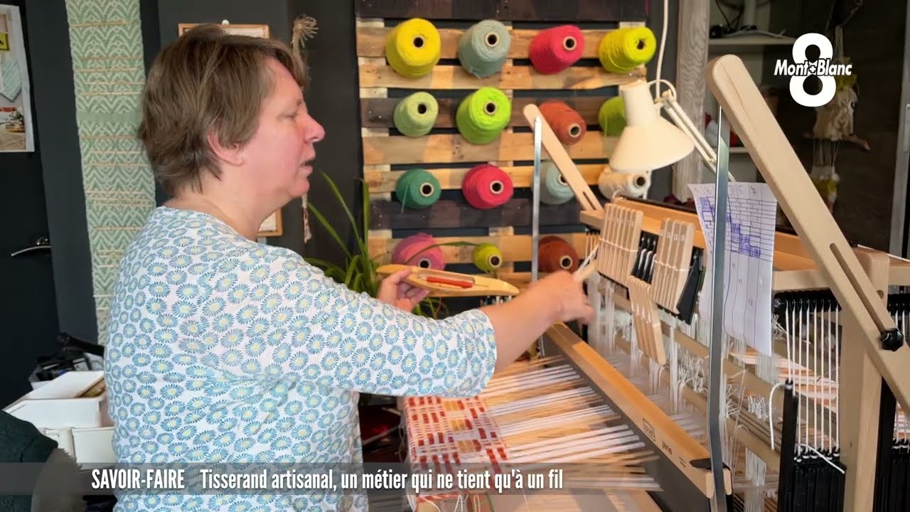 Tisserand artisanal, un métier qui ne tient qu'à un fil