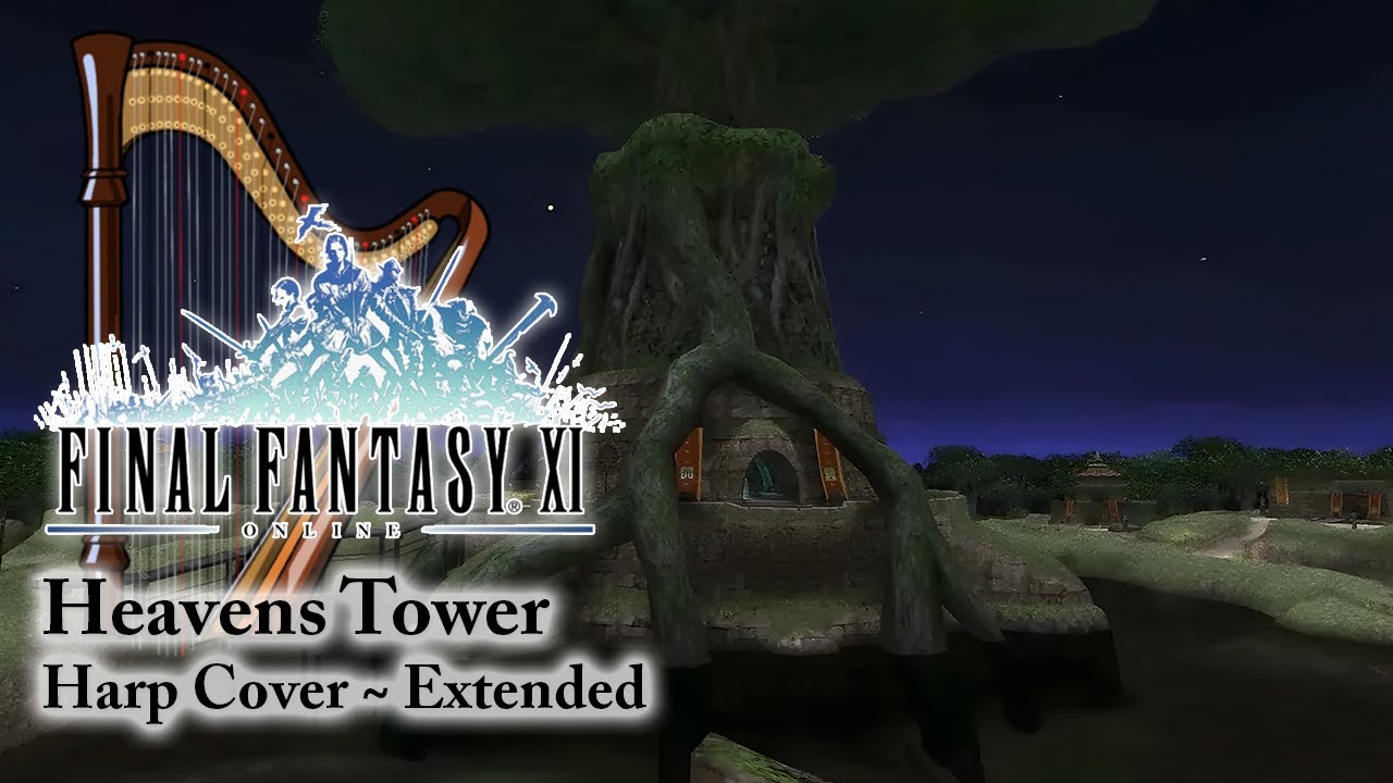 Relaxing FFXI Music • Heavens Tower (Harp)