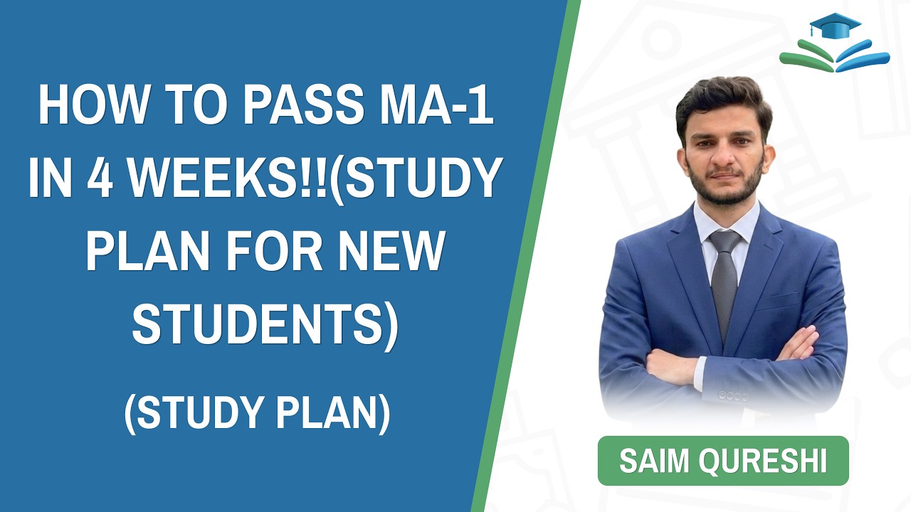 How To Pass MA-1 in 4 Weeks!!(Study Plan for New Students)