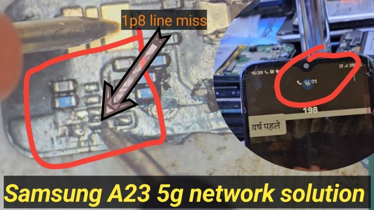 Samsung a23 5g no service no network/ half flight mode #solution #repair  #subscribe @GsmVermaBoy