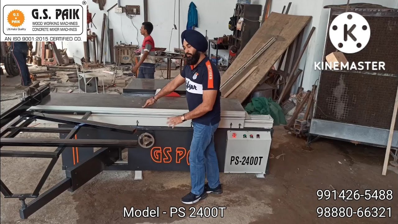 wood cutting panel saw trolley cutter with 45° tilting, totly made by heavy iron material