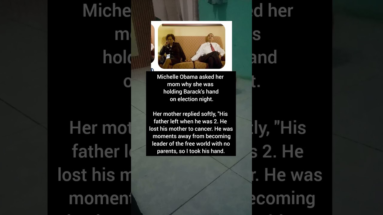 Michelle Obama's Mom Did This For Barack On Election Night#michelleobama#barackobama#shorts #viral
