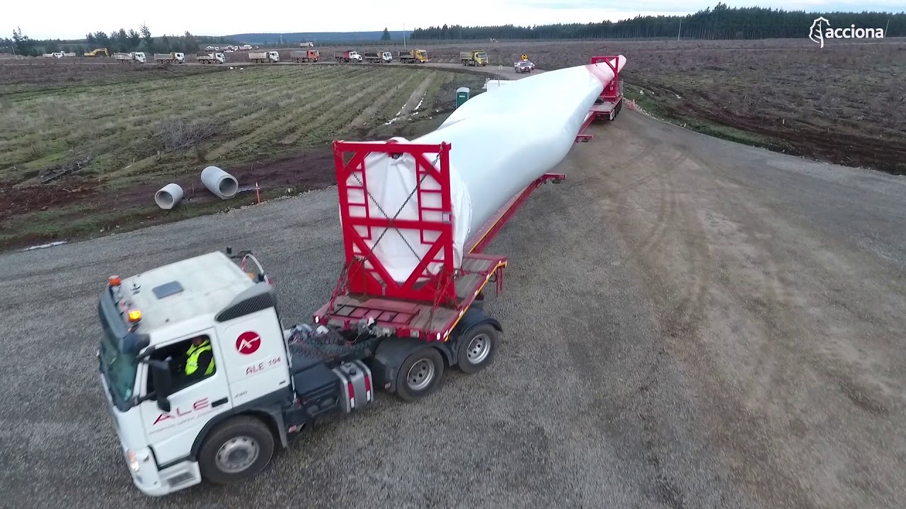 Discover how we transport the main components of a wind farm | ACCIONA