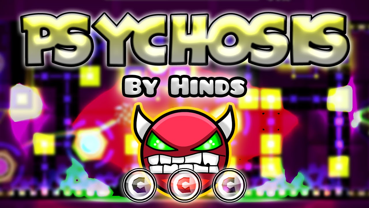 Geometry Dash [2.0] (Demon) - PSYCHOSIS by Hinds [LIVE!] | GuitarHeroStyles
