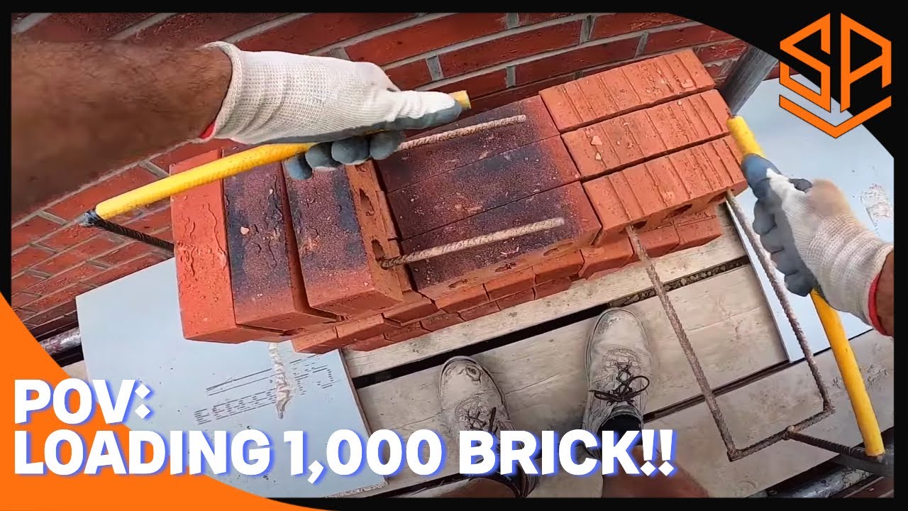 LOADING OUT 1000 BRICKS ON THE WEEKEND