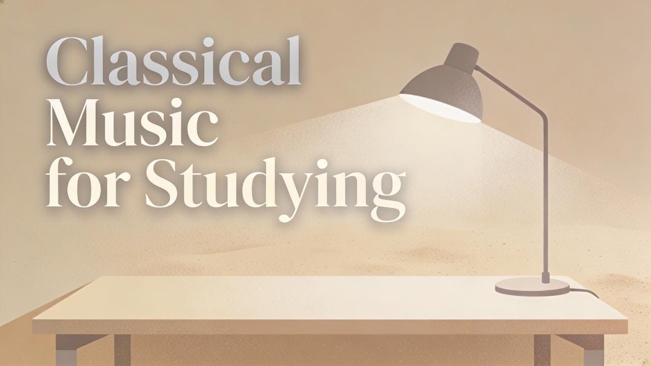Classical Music for Studying — 3 Hours of Deep Focus & Concentration