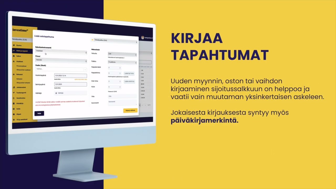 Investime - Salkunhallintaohjelmisto