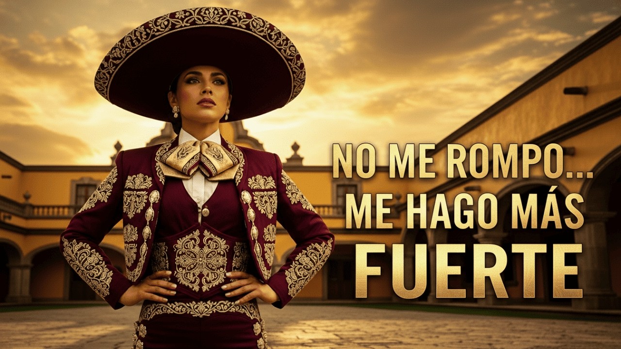 NO ME ROMPO… ME HAGO MÁS FUERTE | Ranchera Femenina de Resiliencia y Poder | Rosa Ranchera