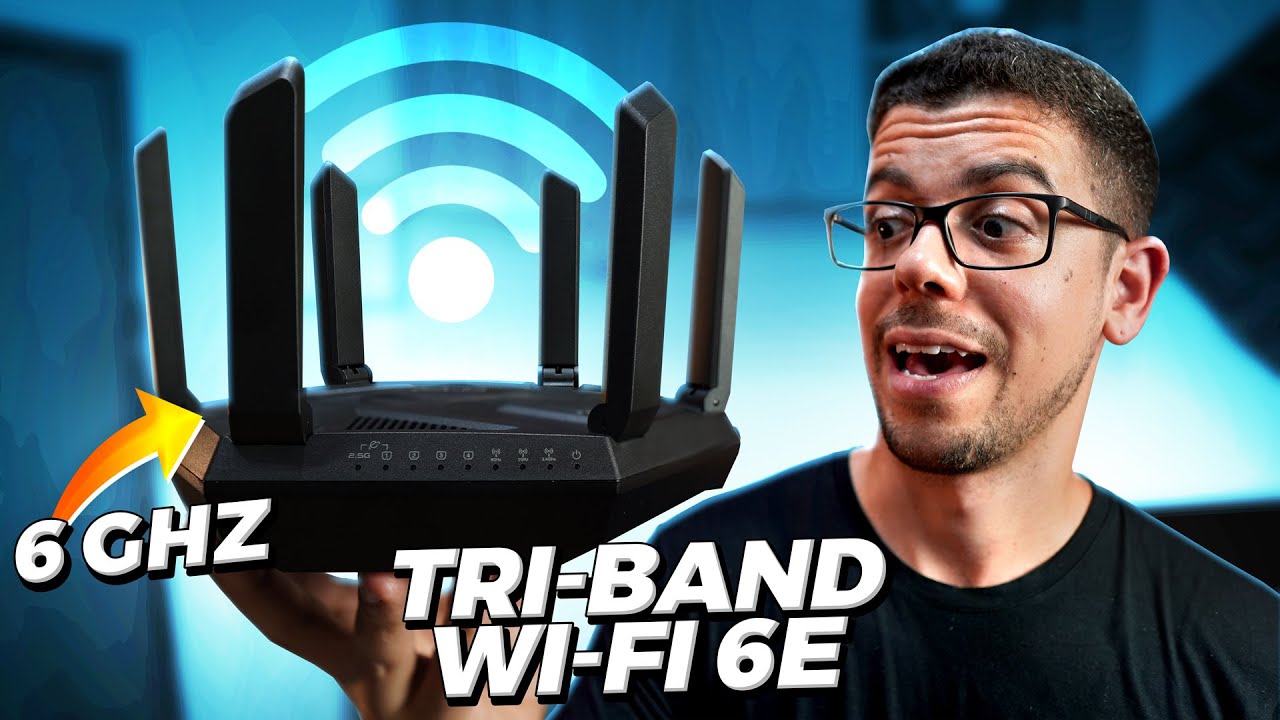 ENFIM TESTEI UM ROTEADOR WI-FI 6E! O QUE MUDA COM 6 GHz? ASUS RT-AXE7800