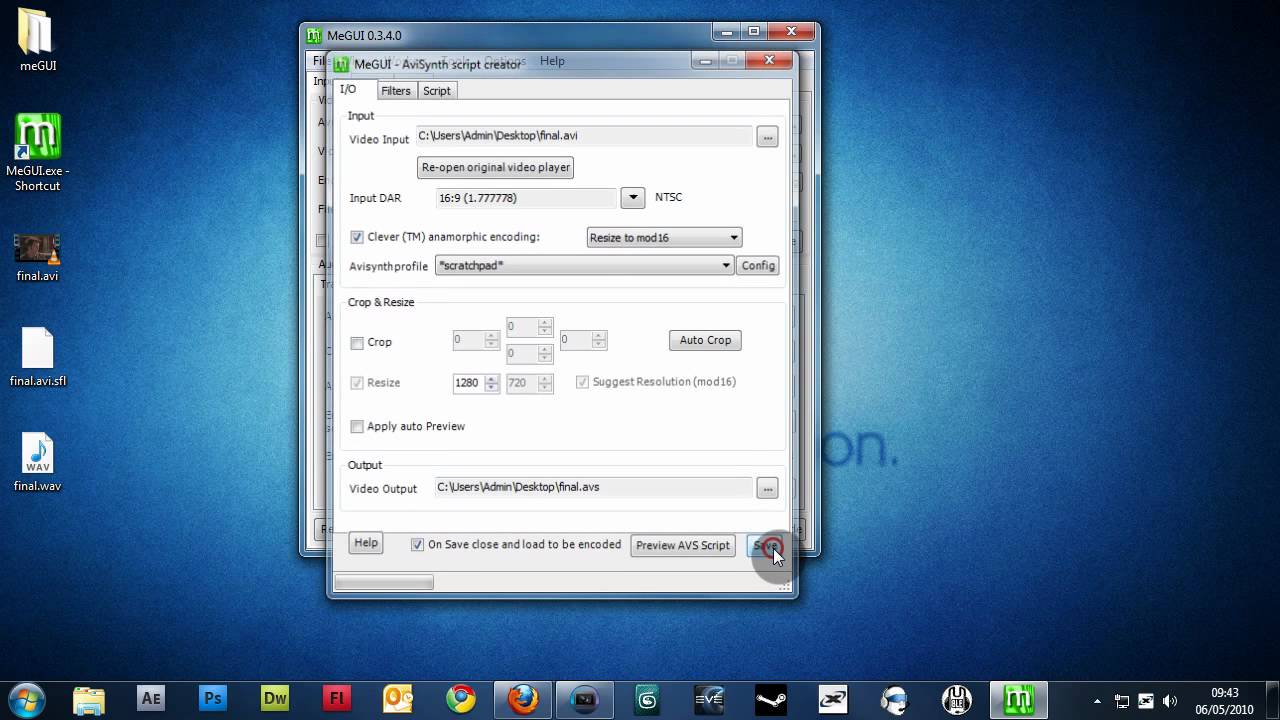 meGUI x264 encoding tutorial [VOICE]