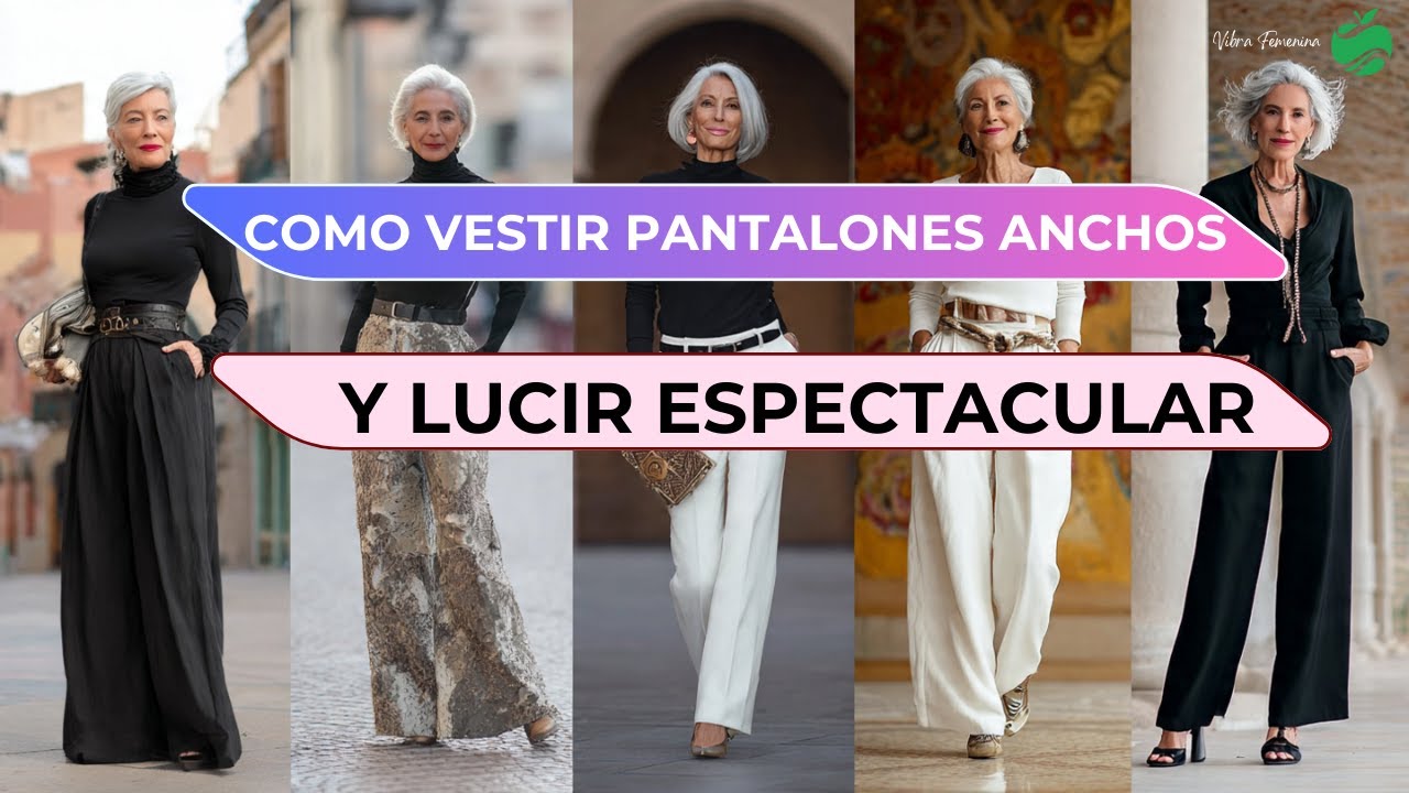 CÓMO VESTIR PANTALONES ANCHOS Y LUCIR ESPECTACULAR