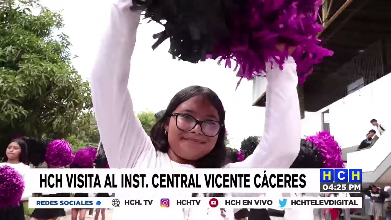 ¡LLegó el más esperado! HCH visita el Instituto Central Vicente Cáceres