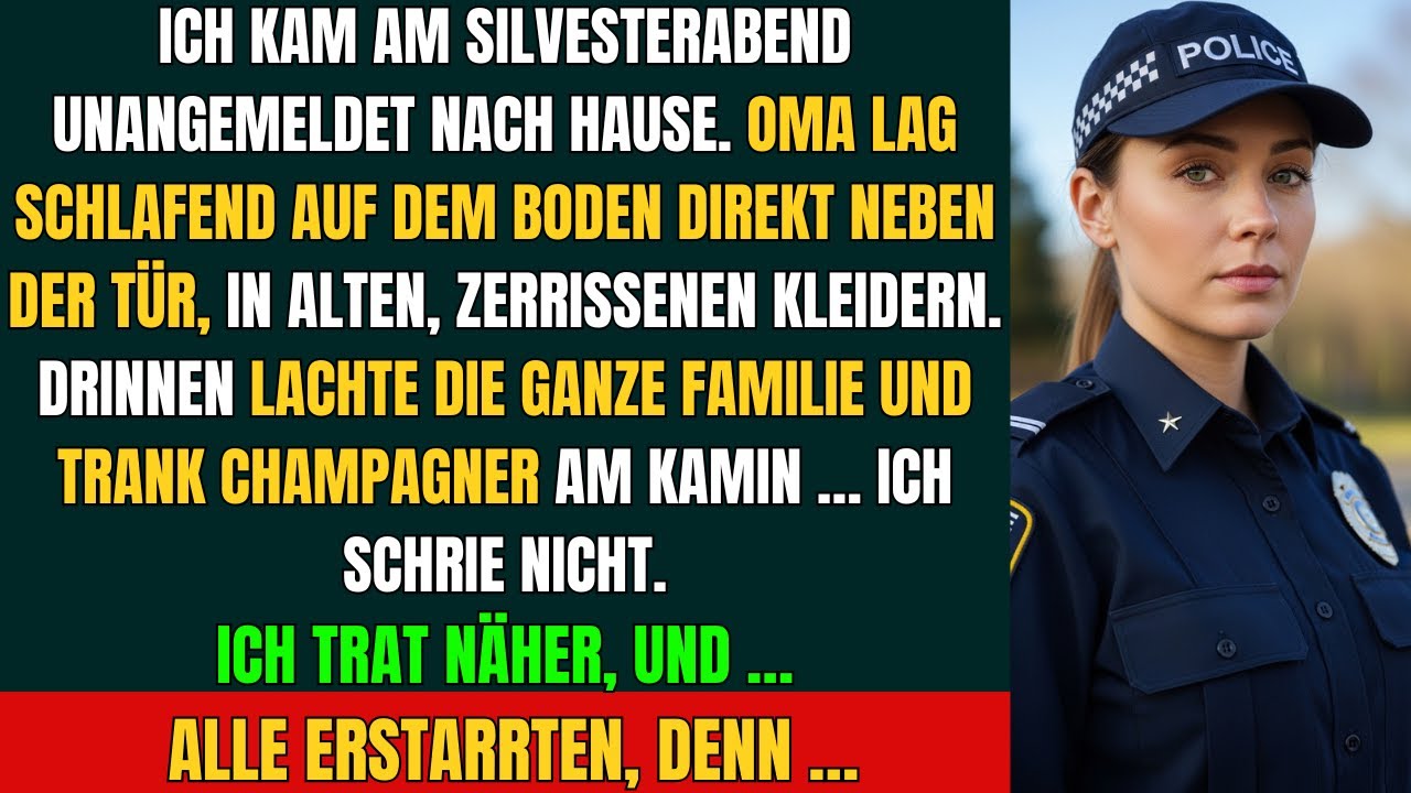 Ich kam an Neujahr nach Hause… und fand meine Großmutter auf dem kalten Boden
