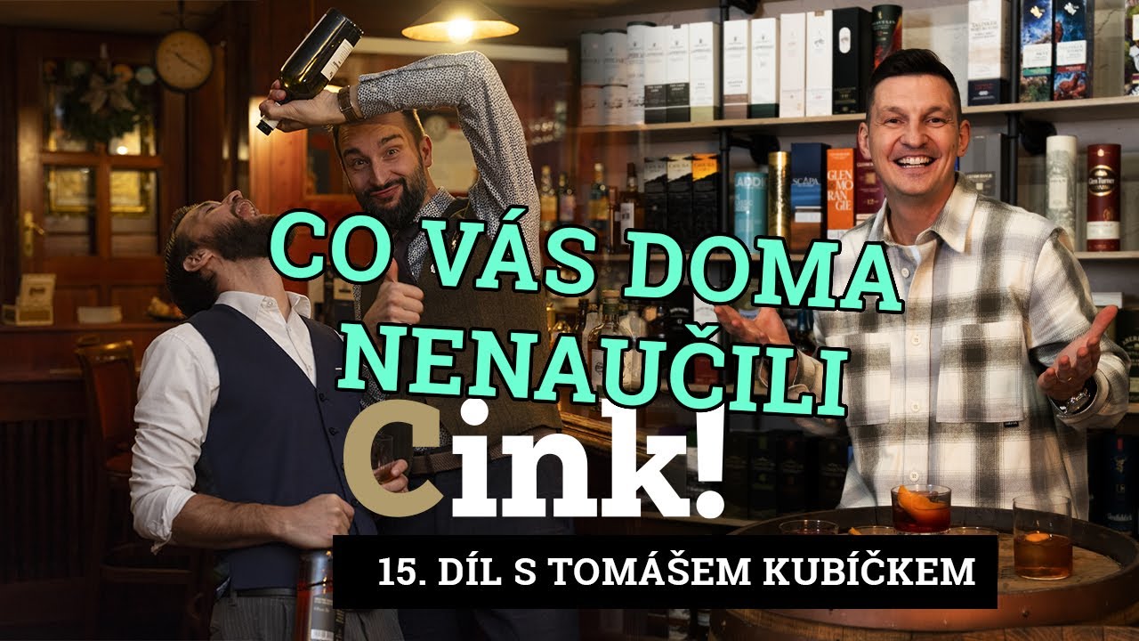 Barové drby a koktejly s Tomášem Kubíčkem | Podcast Cink od Alkohol.cz # 15