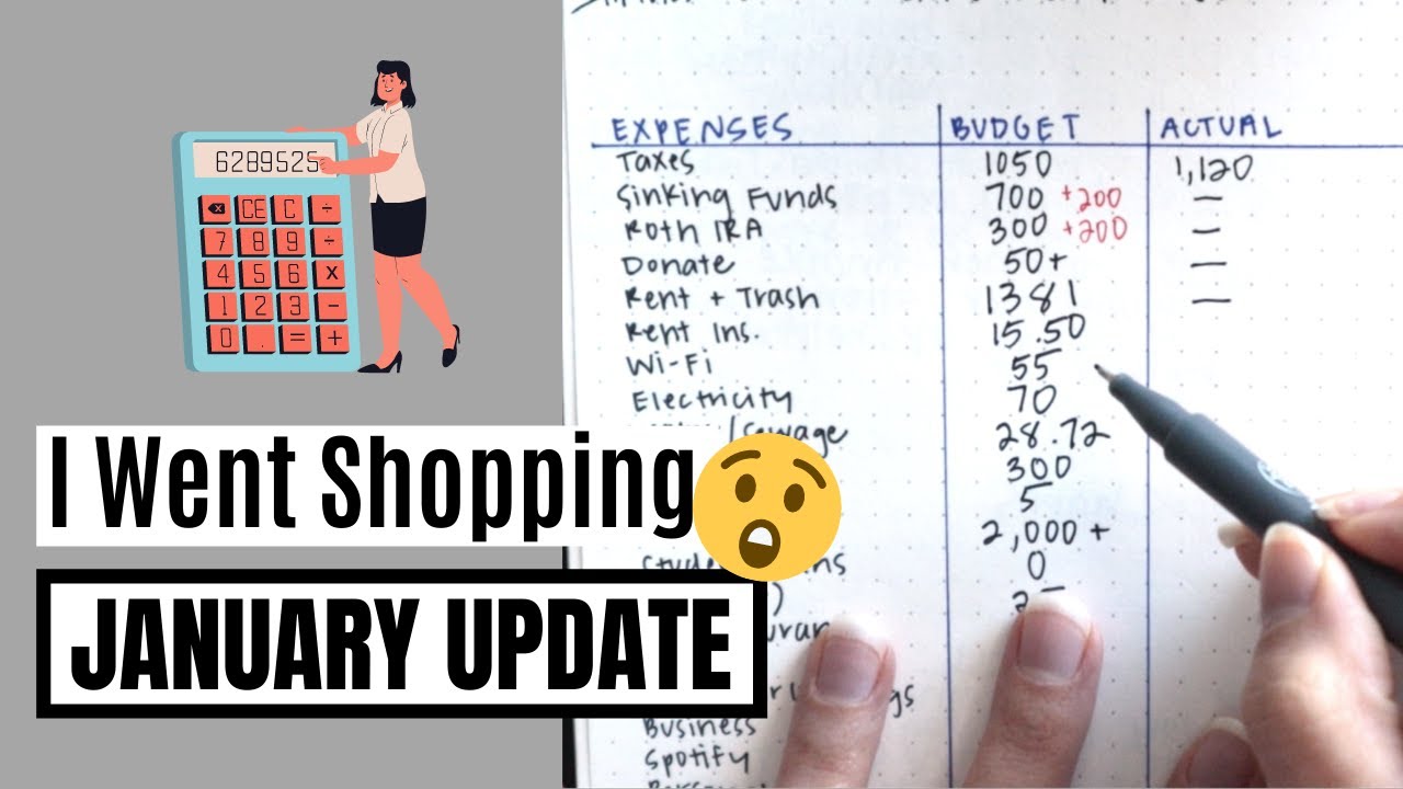 January 2021 Finance Update | UNDER $39,000 OF DEBT, I WENT SHOPPING