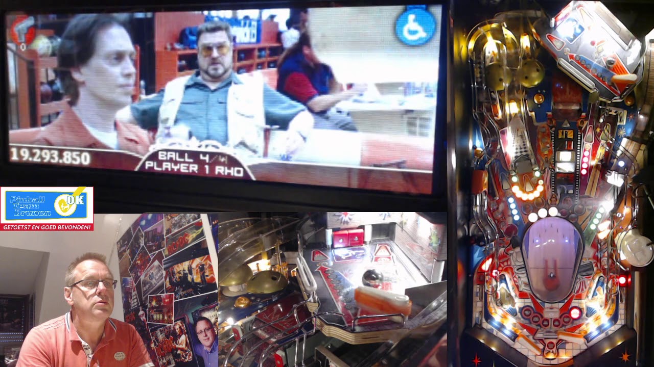 The Big Lebowski TBL pinball gameplay with original music