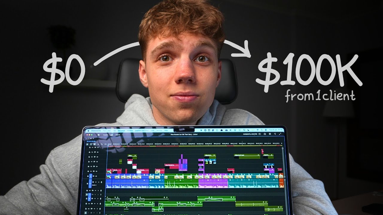 How I made $104,500 from ONE editing client