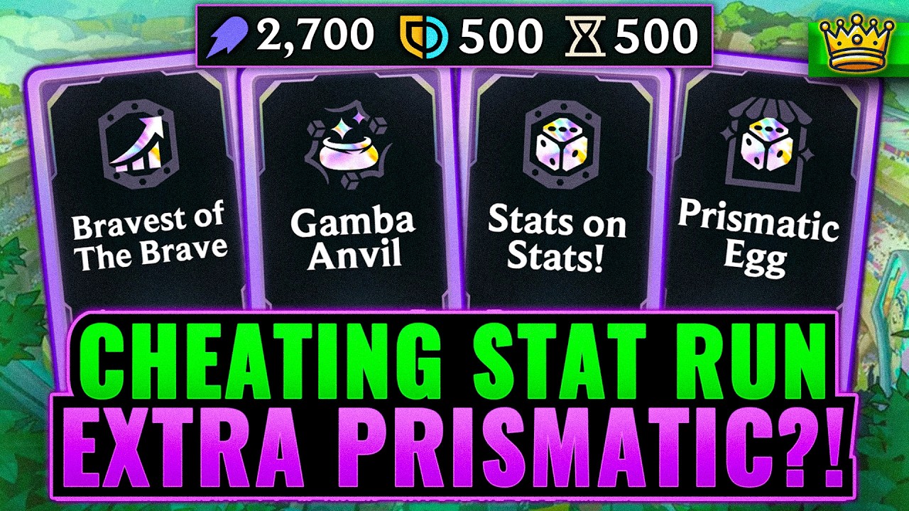 Cheating Stat Runs: Secret Prismatic Tech = Items After Shardblade? | League Arena Gameplay