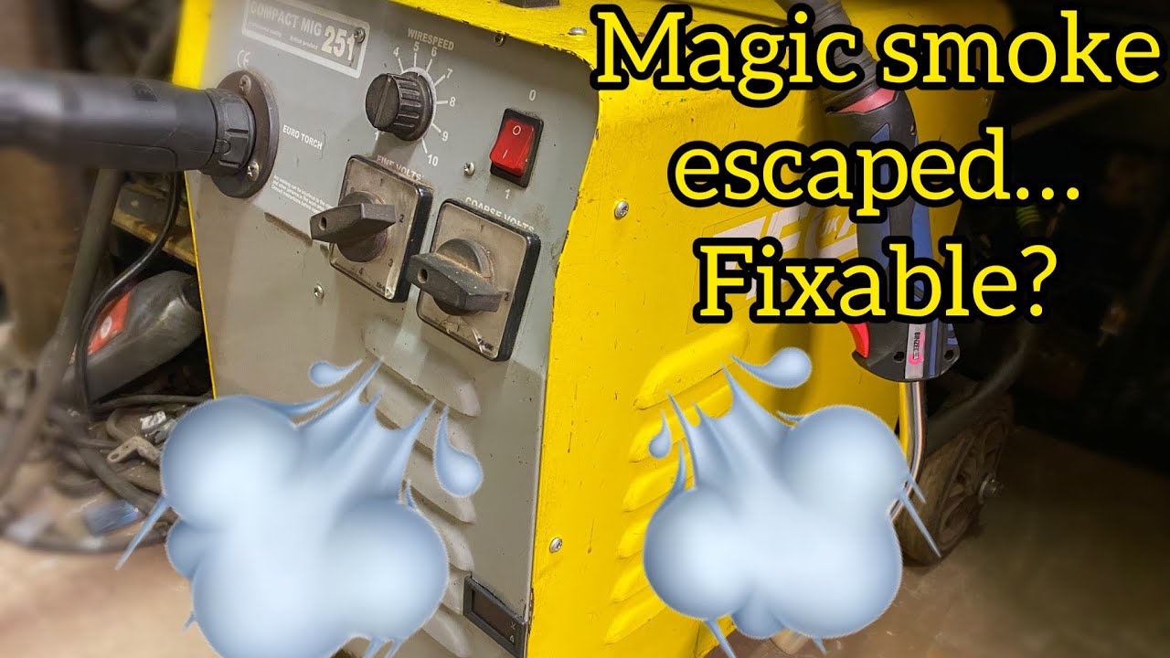 Tec Arc Compact Mig 251 Welder Repair! Restoration Series Ep3